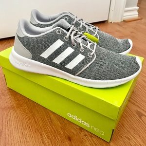 Adidas cloud foam grey tennis shoes size 9 new